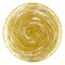Handmade Gilded Glass Plate Distressed Metal and Glass Design